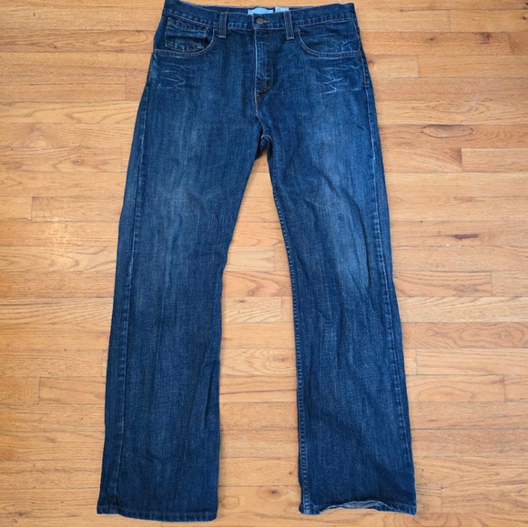 Levis SilverTab Mens Bootcut Jeans Blue Denim Size 34x34 Vintage Y2K Grunge - Picture 1 of 10